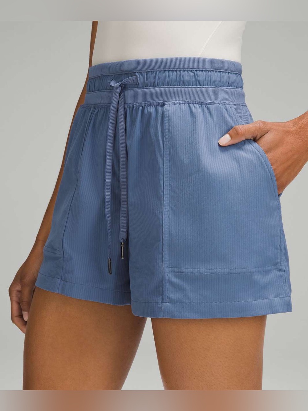 Lululemon Dance Studio High-Rise Short 3.5" in Oasis Blue